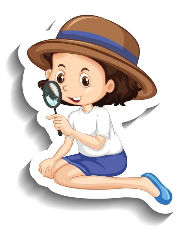 sticker-template-girl-cartoon-character_1308-67664